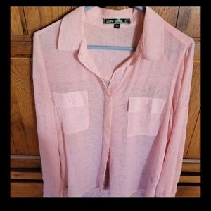 Like New Gorgeous Boutique Love Stitch Blouse Sz Medium-Unique
